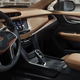 The XT5 I drove had white leather, but the same stainless steel trim.